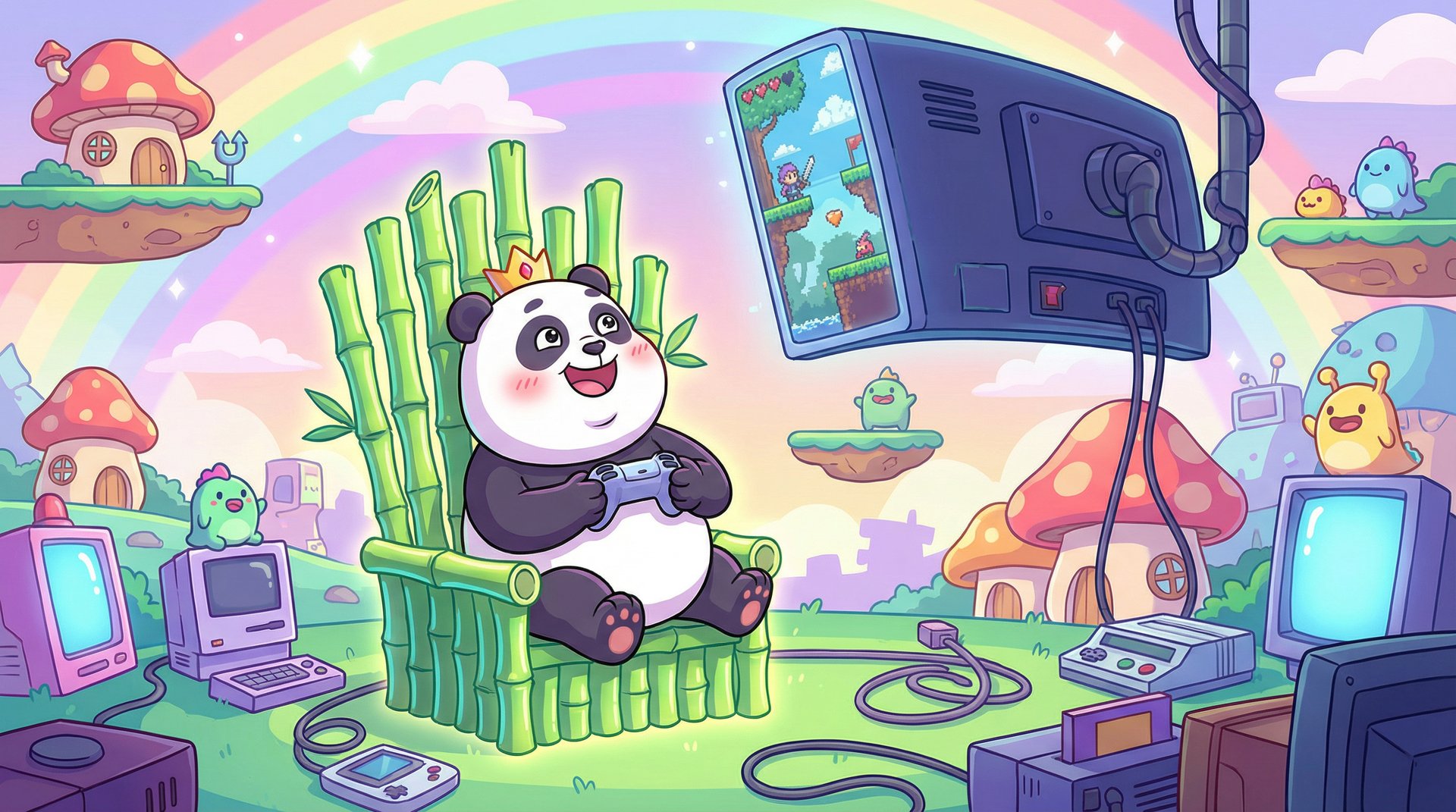 偷拍熊猫游戏视频